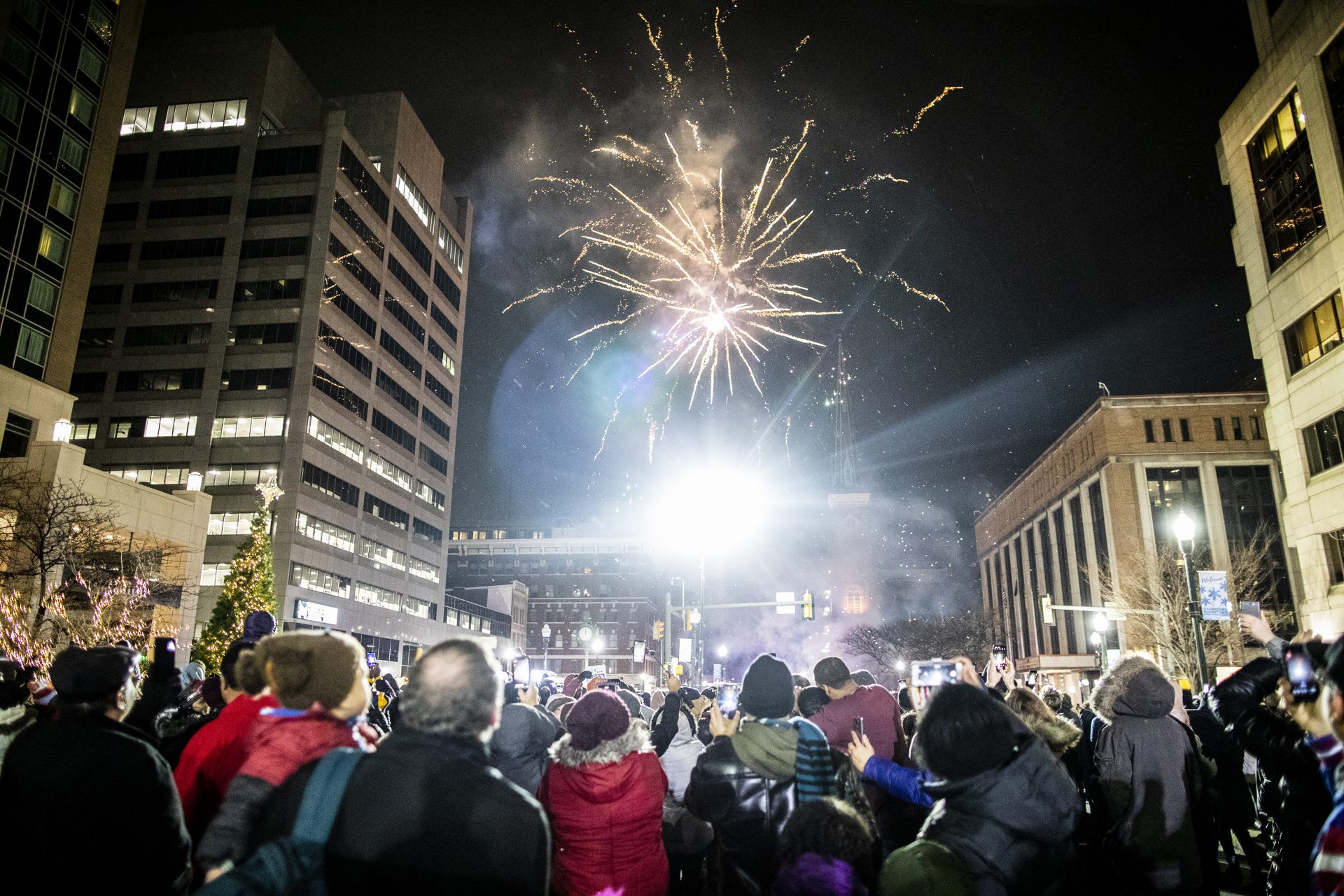 FILE PHOTO: New Year's Eve celebration on Second Street in Harrisburg on Dec. 31, 2019.