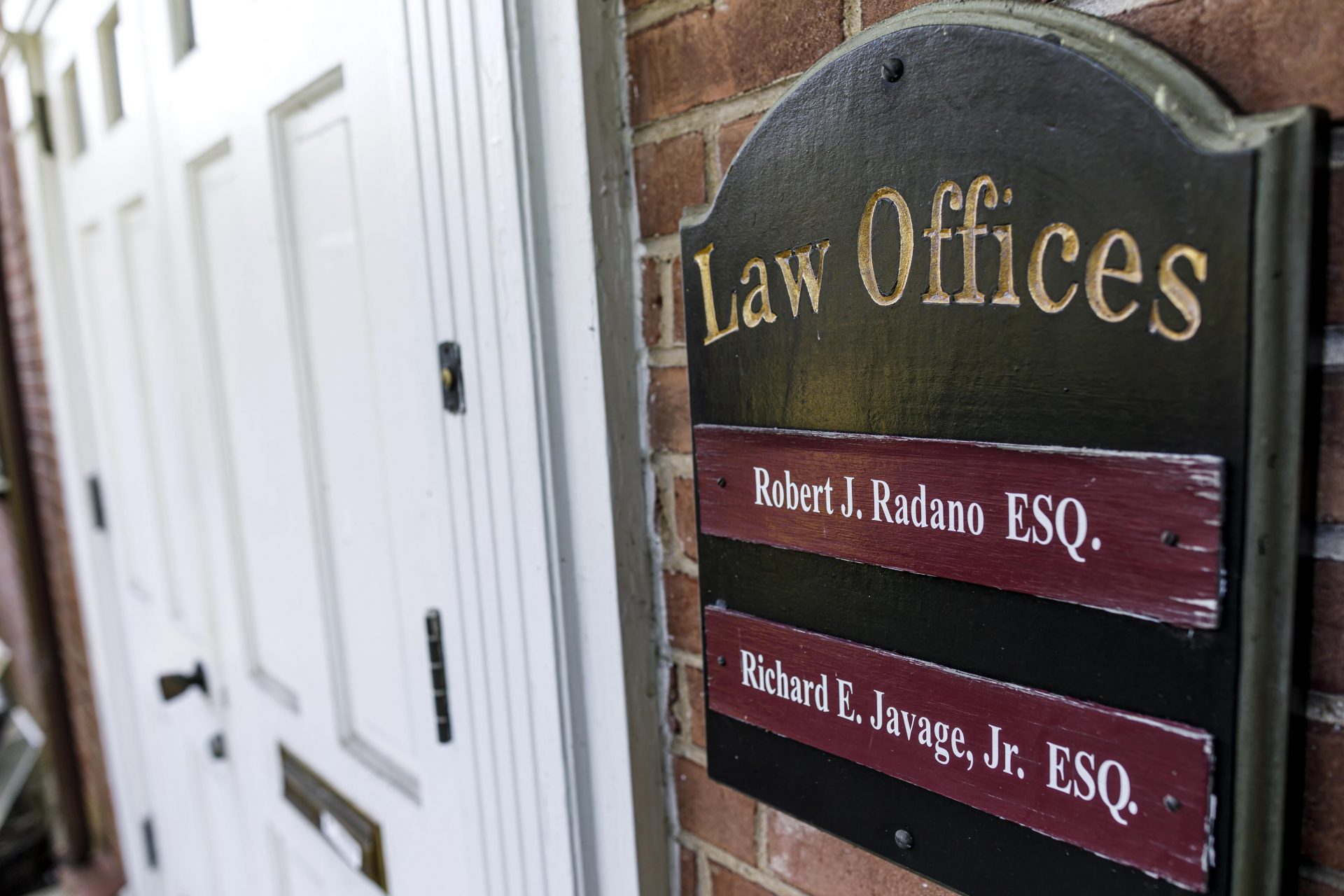 The law offices of Robert J. Radano, a district judge who had the equivalent of five months without court appearances in 2019 despite receiving good benefits paid by taxpayers.