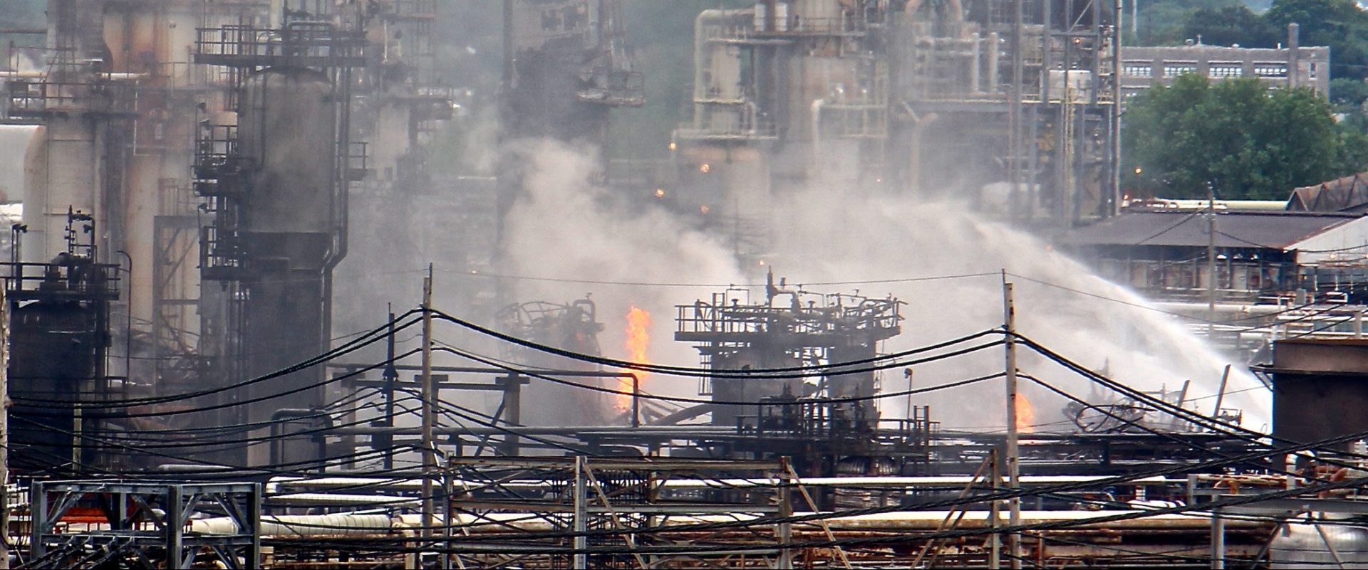 Most of a dangerous toxic chemical at the PES refinery is now ...