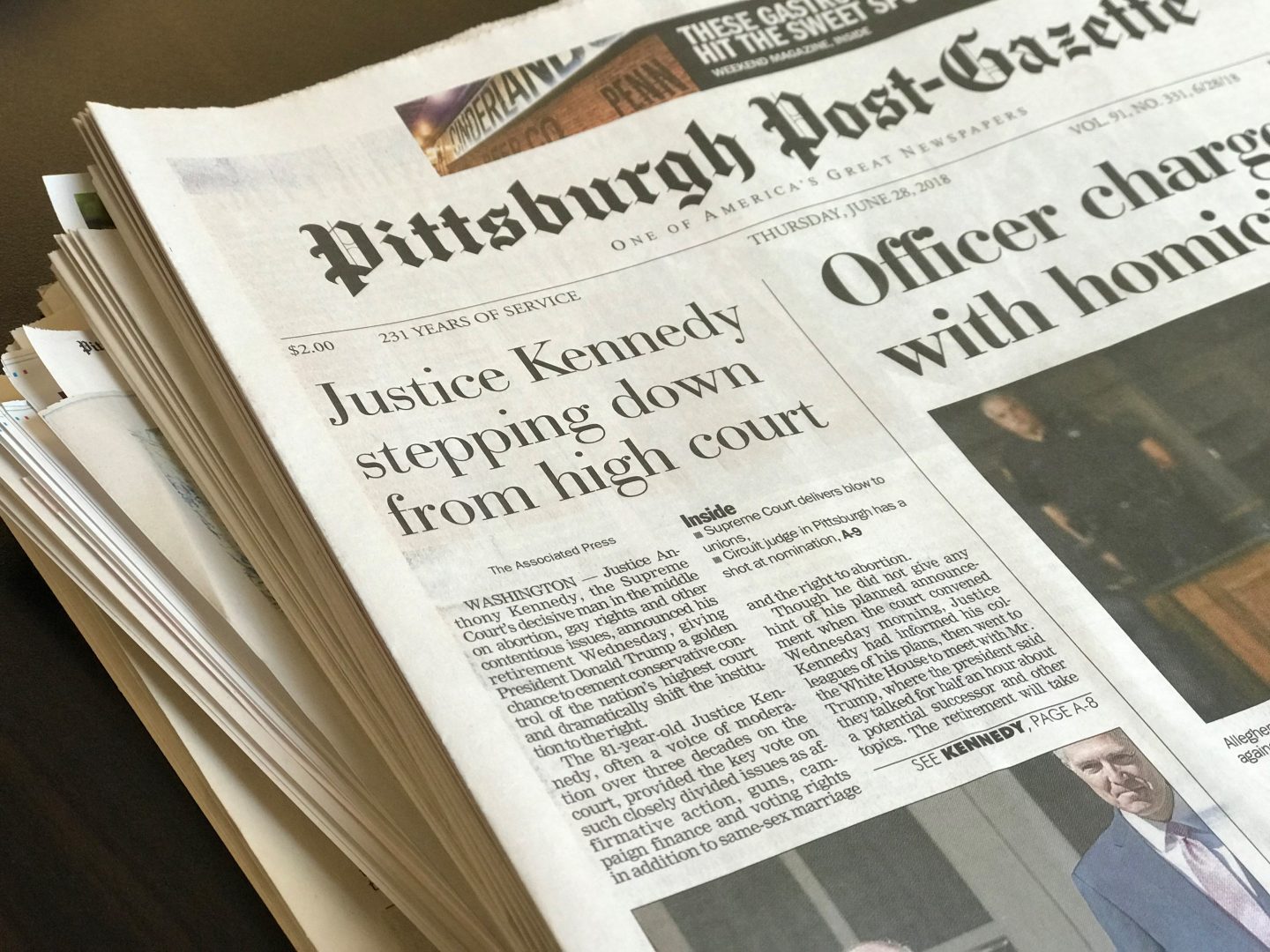 Pittsburgh Post-Gazette newsroom votes overwhelmingly to strike