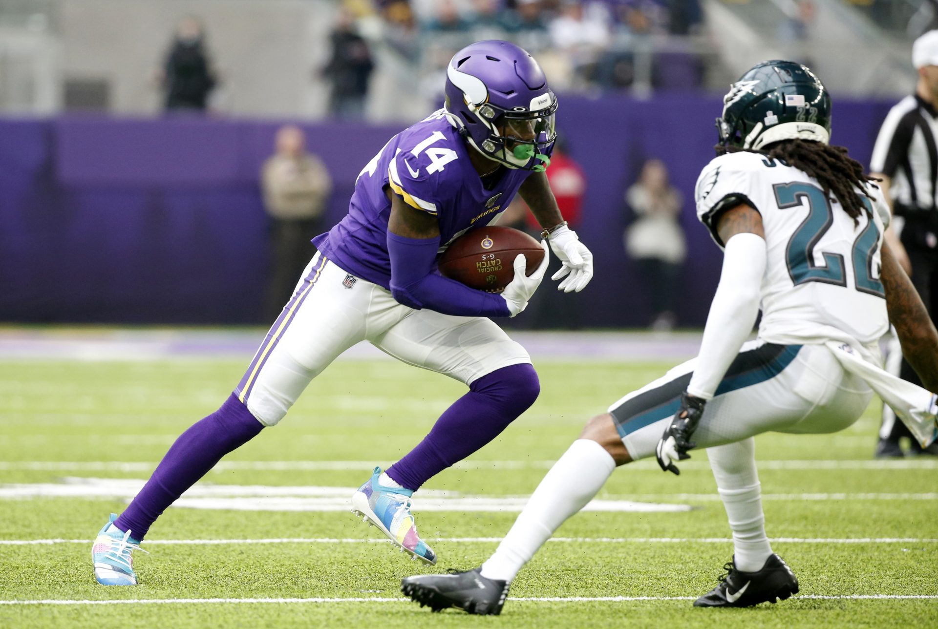 Cousins Diggs Fly Past Eagles In Vikings 38 20 Win Witf