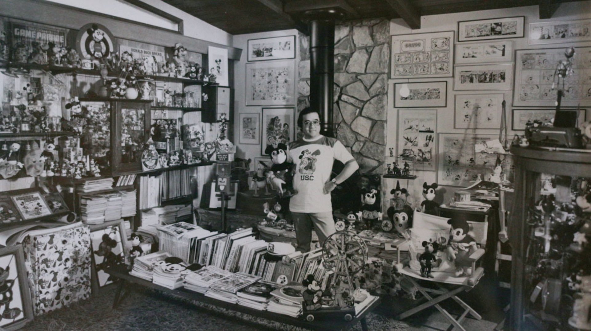 Willie Ito at his home studio in Los Angeles in the late 1970s.