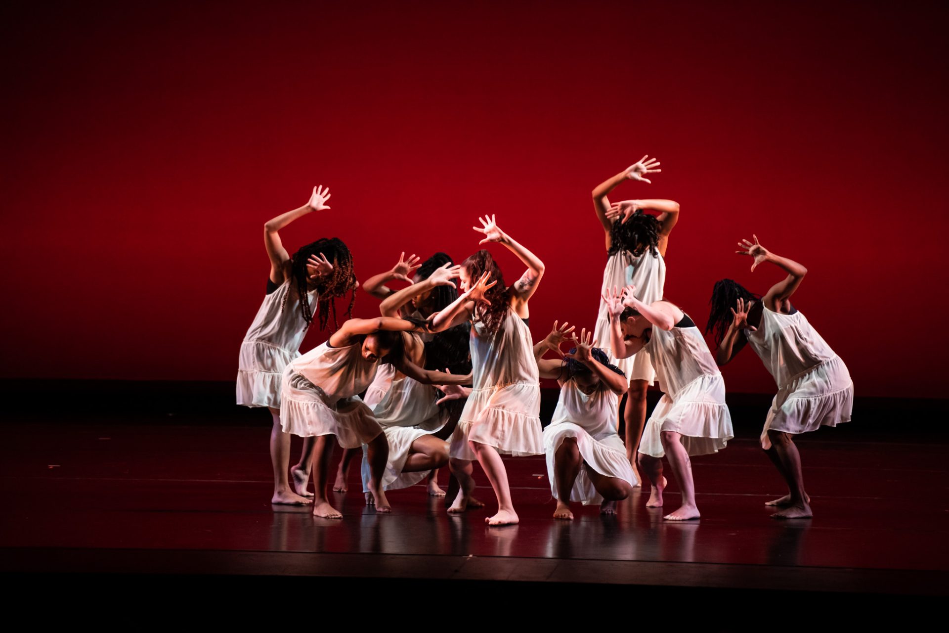 Danse4Nia Repertory Ensemble at the 32nd Annual International Conference and Festival of Blacks in Dance in Philadelphia.