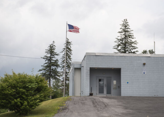 The municipal building in Sandy Township in Clearfield County.