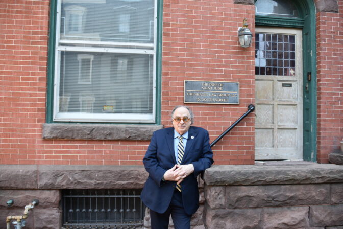 Immigration attorney Craig Shagin outside his Harrisburg offices on June 3, 2026.
