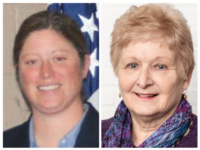 Photos of Krista Deats and Sandra Olson.