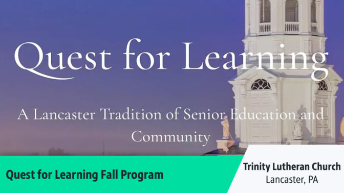 Quest Learning Series banner